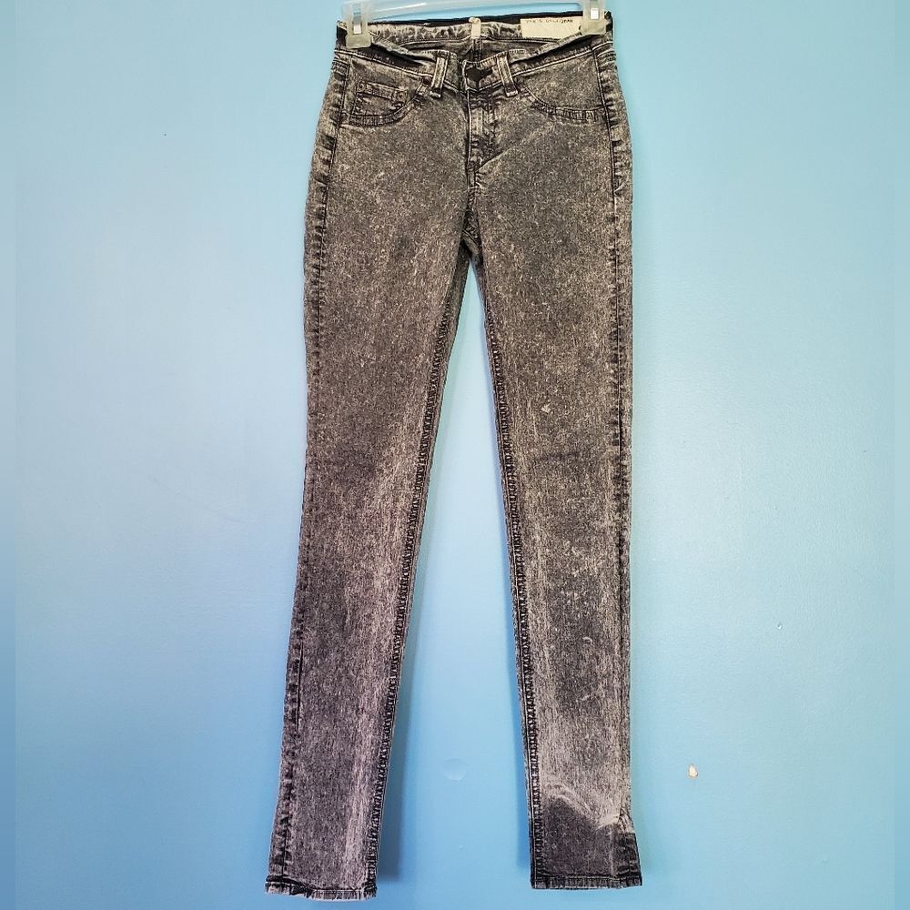 Rag & Bone Gray Light Wash Denim Jeggings